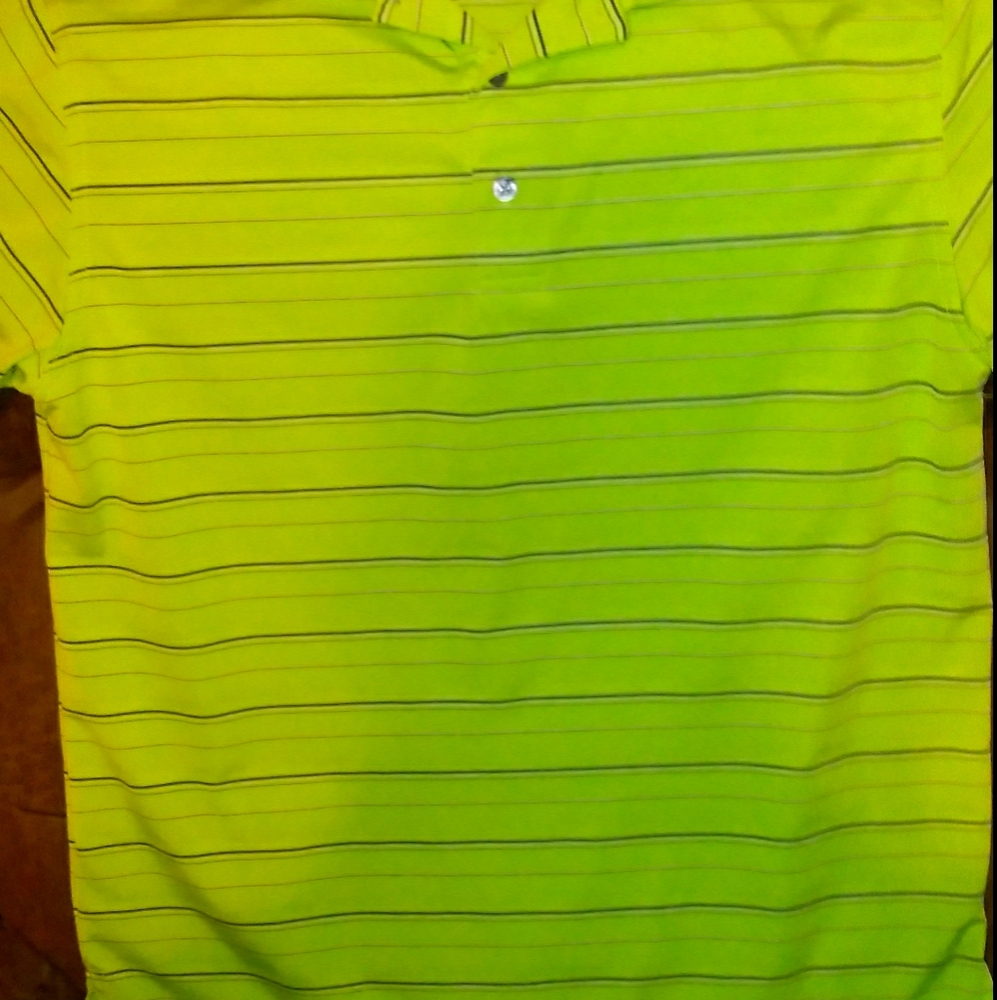 Size medium mens golf pole shirts